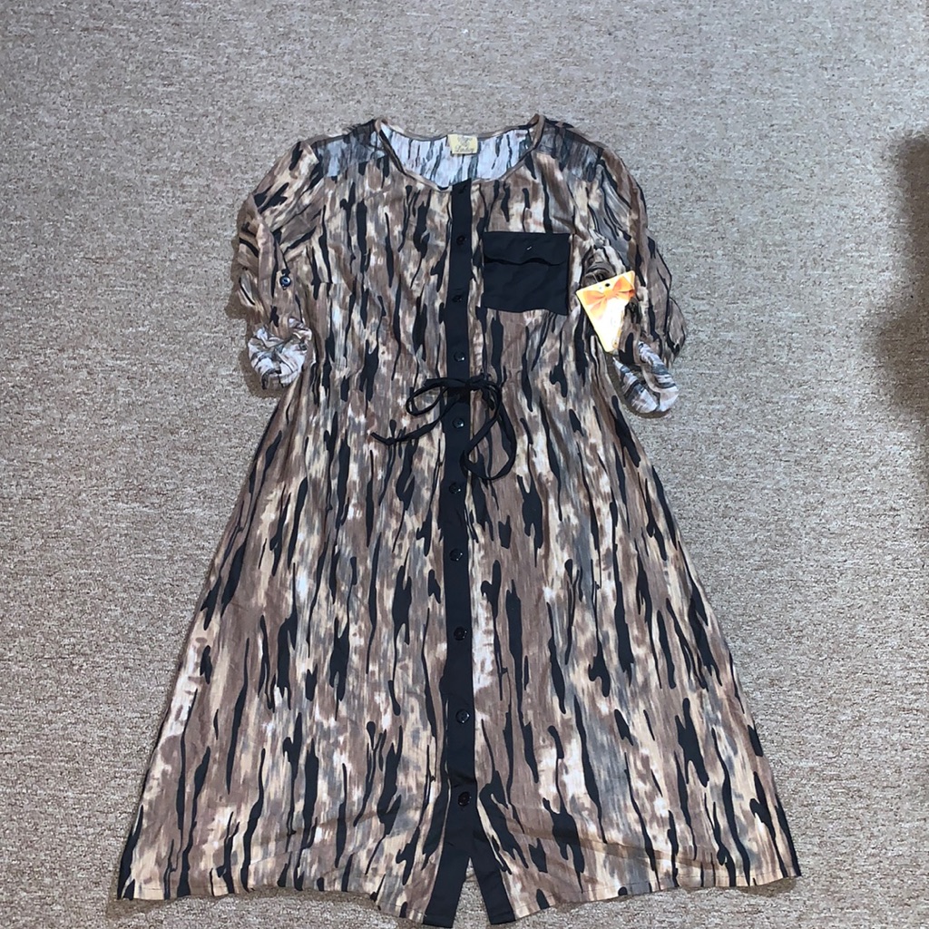 Button Down With Drawstring Waist